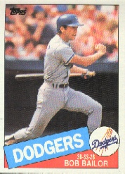 1985 Topps Baseball Cards      728     Bob Bailor